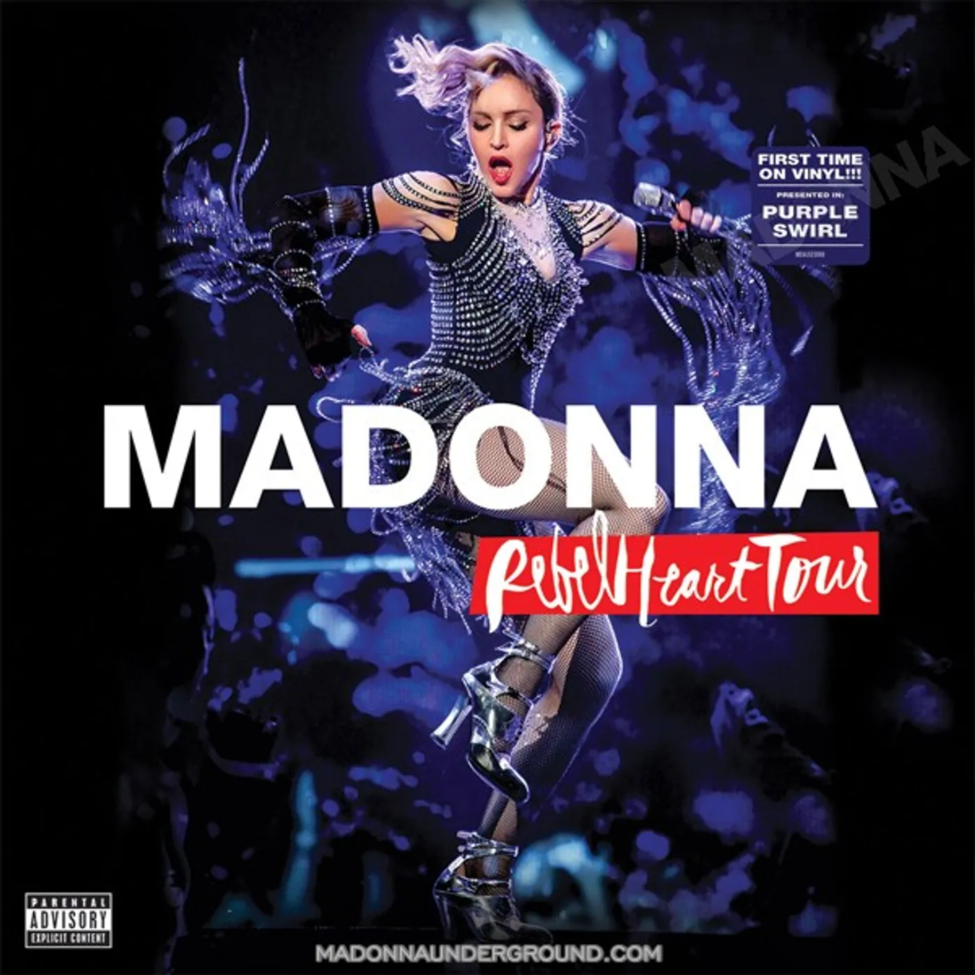 Madonna Rebel Heart Tour (2 LP/Purple Galaxy Swirl) Vinyl Record