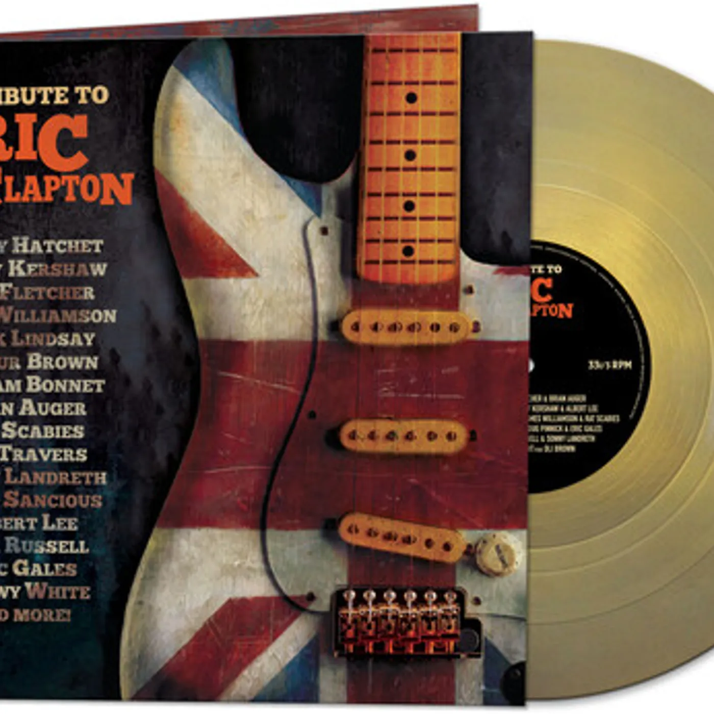 TRIBUTE TO ERIC CLAPTON / VARIOUS ARTISTS - GOLD Vinyl Record