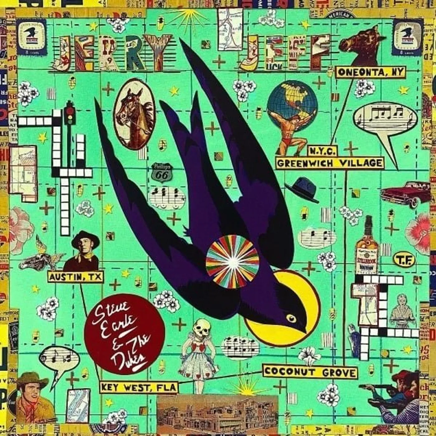 Steve Earle Jerry Jeff Vinyl Record