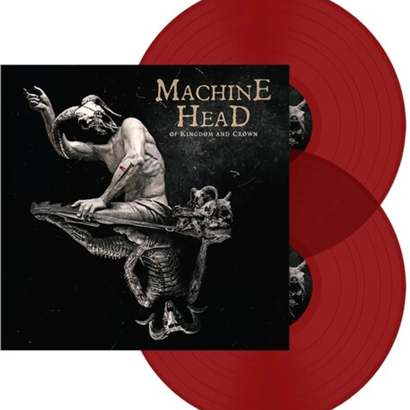 Machine Head OF KINGDOM & CROWN (RED VINYL) Vinyl Record