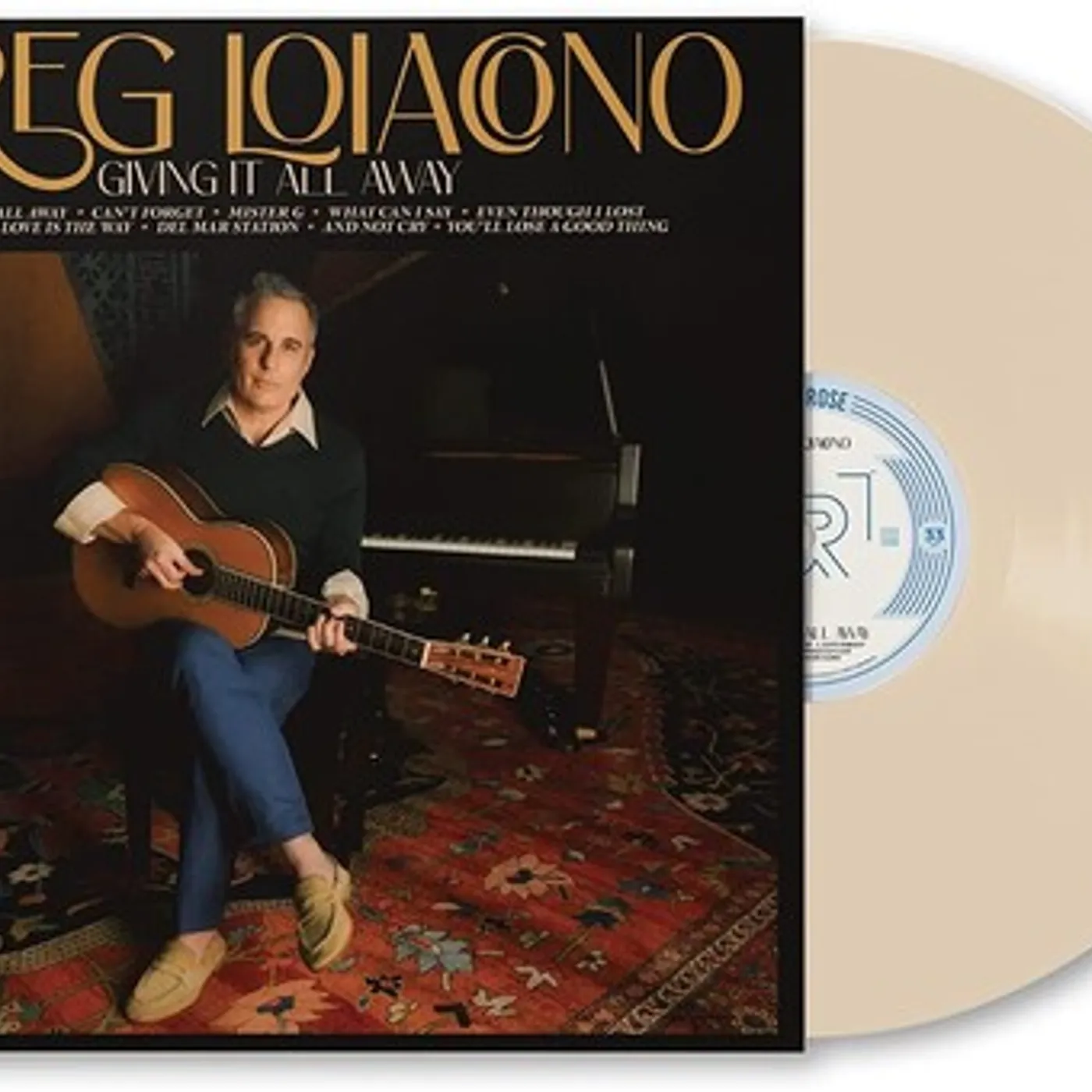 Greg Loiacono GIVING IT ALL AWAY - WHITE Vinyl Record