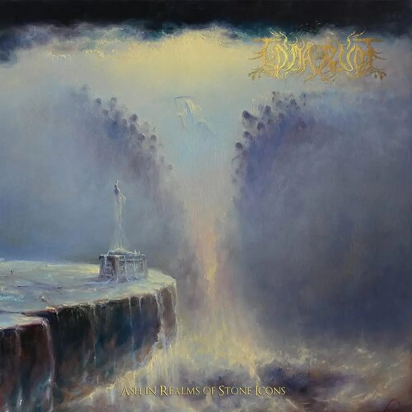 Tómarúm ASH IN REALMS OF STONE ICONS (SKY BLUE W/ GOLD SWIRL VINYL) Vinyl Record