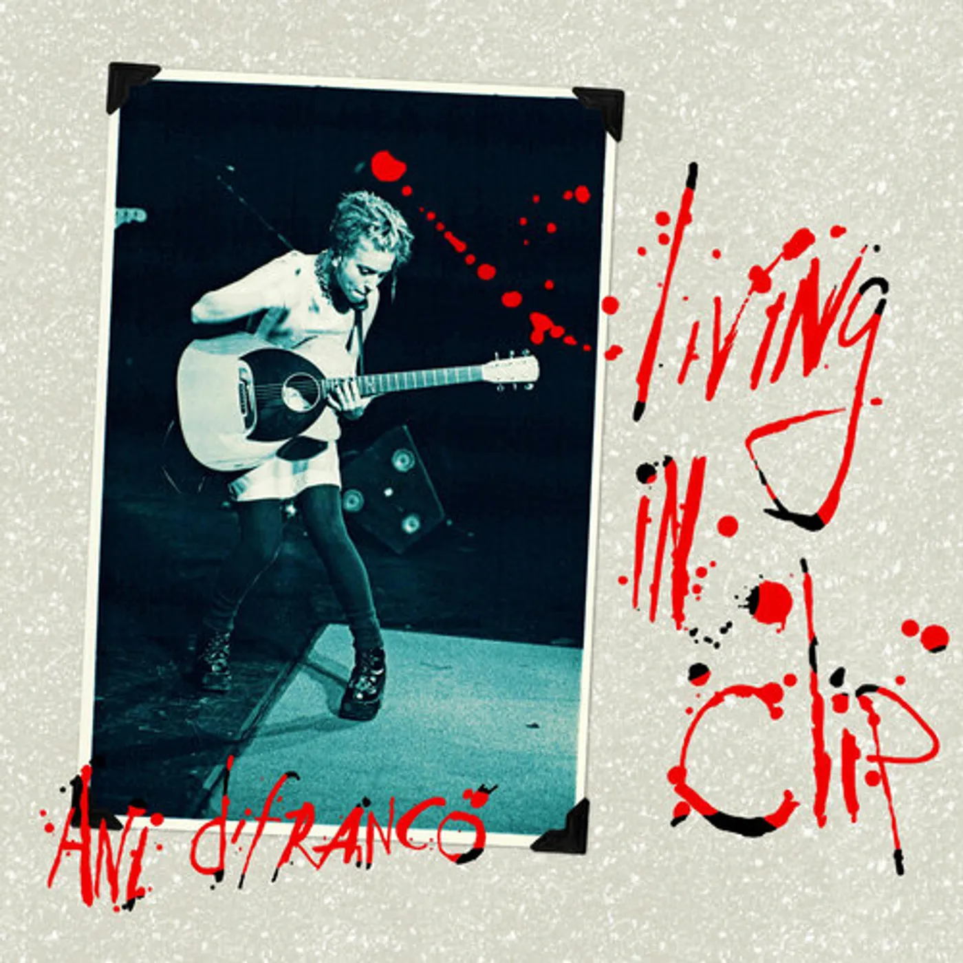 Ani DiFranco Living In Clip (25th Anniversary) 3LP (Red Smoke) Vinyl Record
