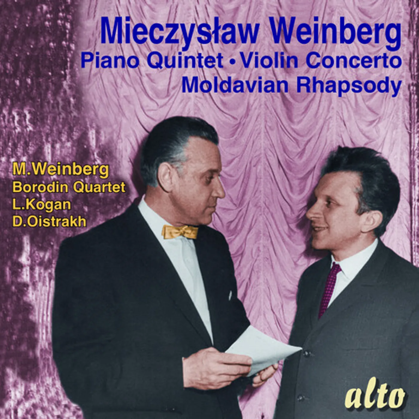 Mieczysław Weinberg WEINBERG PLAYS WEINBERG: PIANO QUINTET / MOLDAVIAN CD