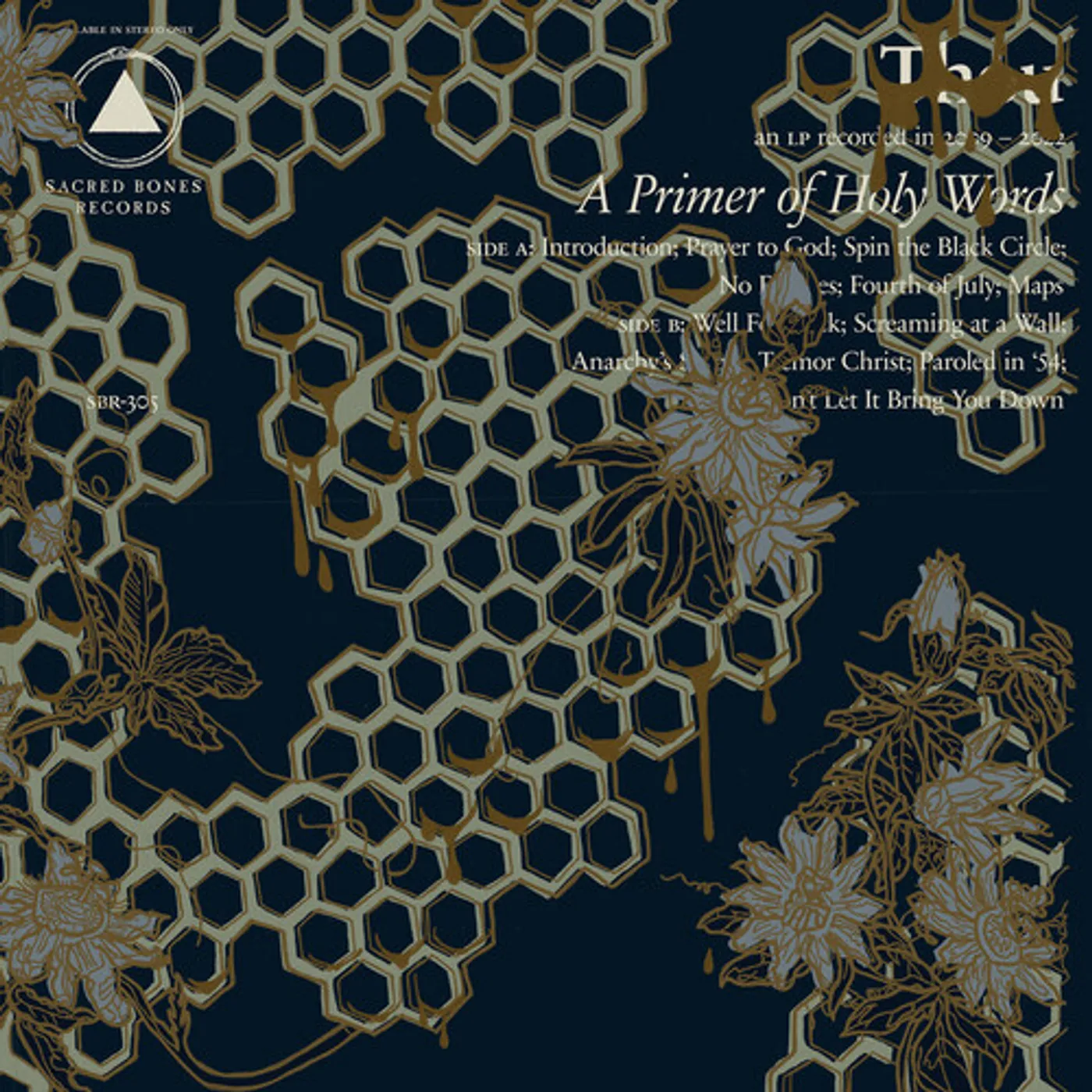 Thou PRIMER OF HOLY WORDS - TRANSWAVY GOLD Vinyl Record
