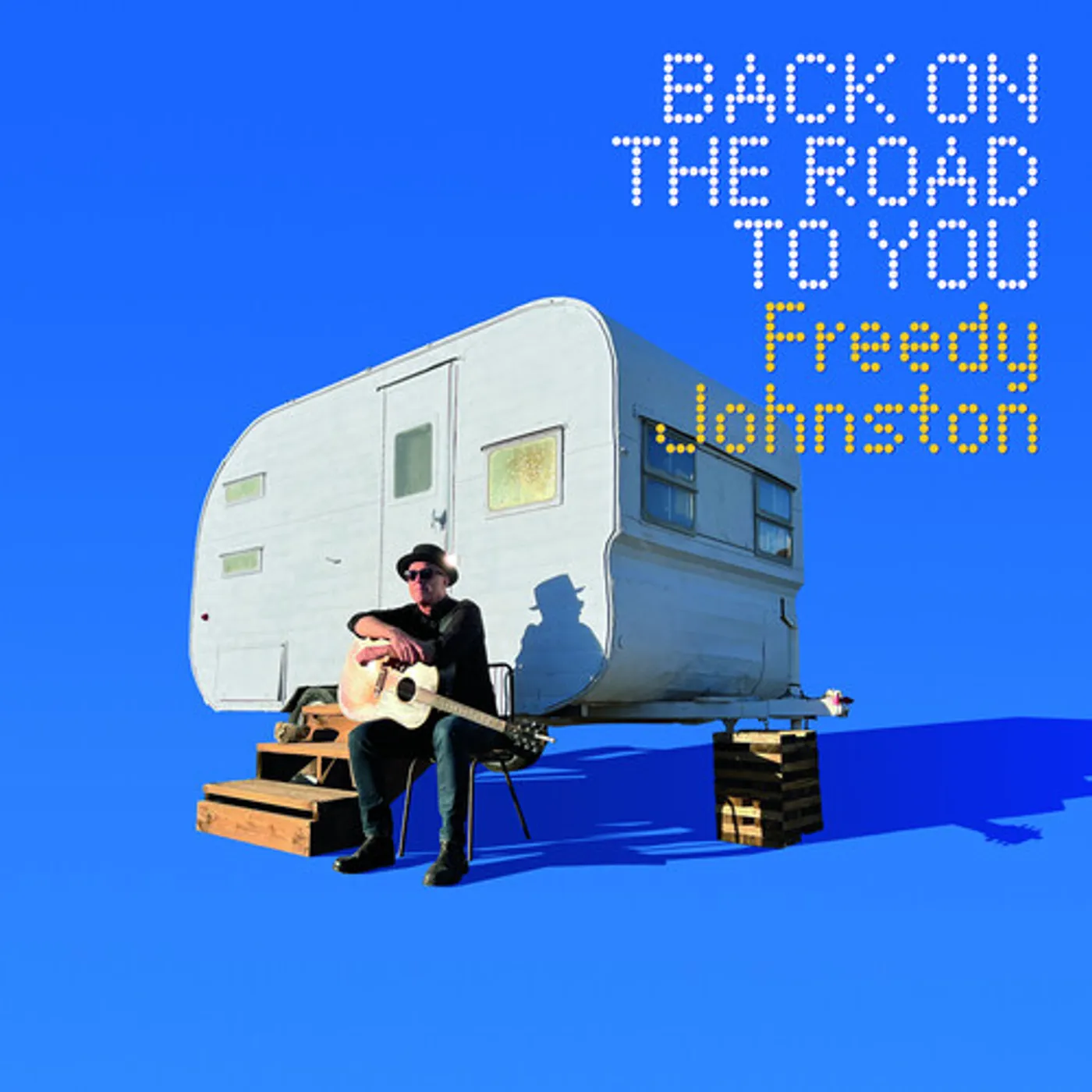 Freedy Johnston BACK ON THE ROAD TO YOU - CANARY YELLOW Vinyl Record