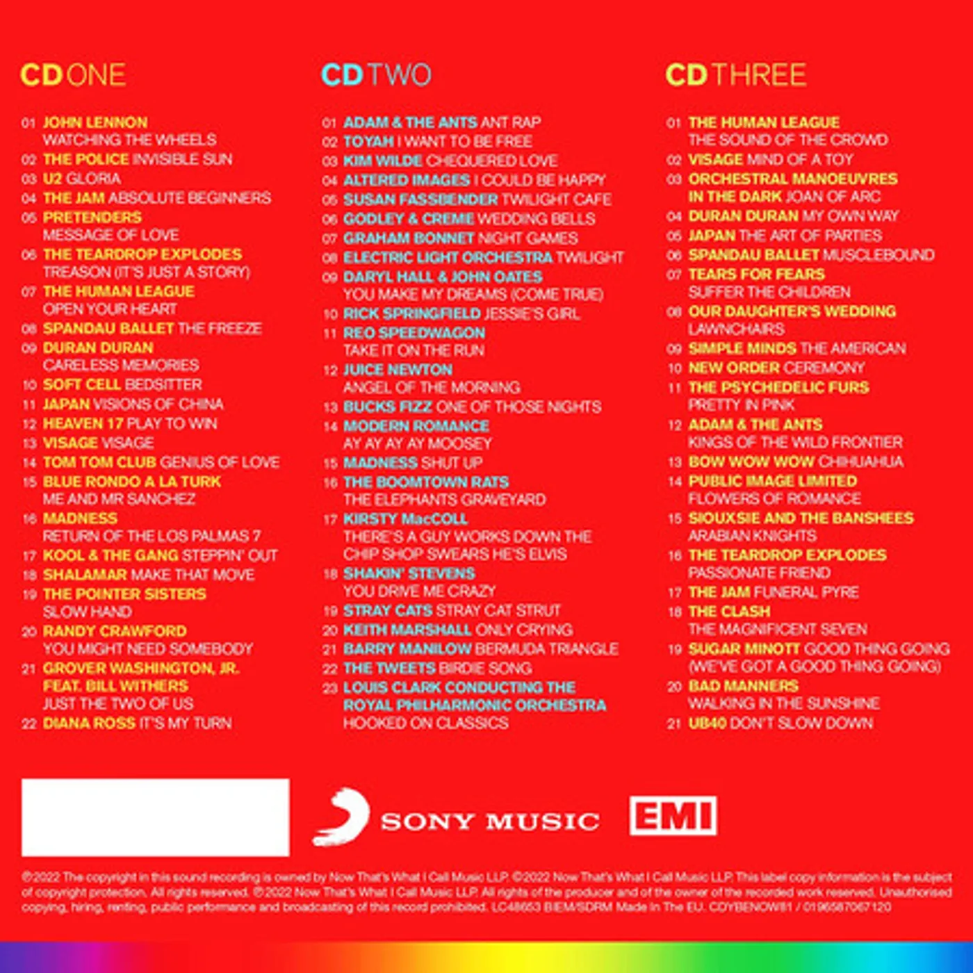 NOW YEARBOOK EXTRA 1981 / VARIOUS CD