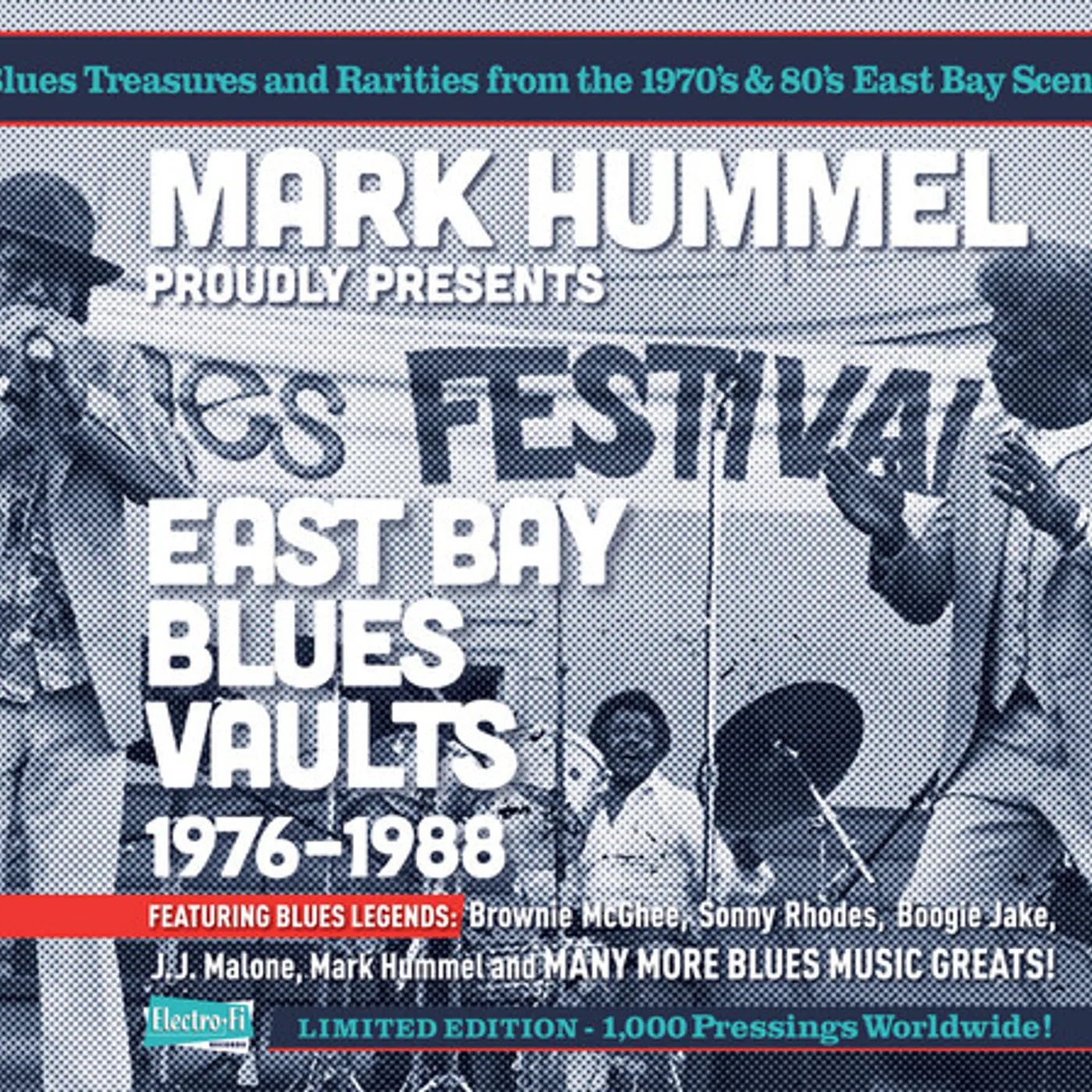 Mark Hummel PRESENTS EAST BAY BLUES VAULTS 1976-1988 (LIMITED EDITION) CD