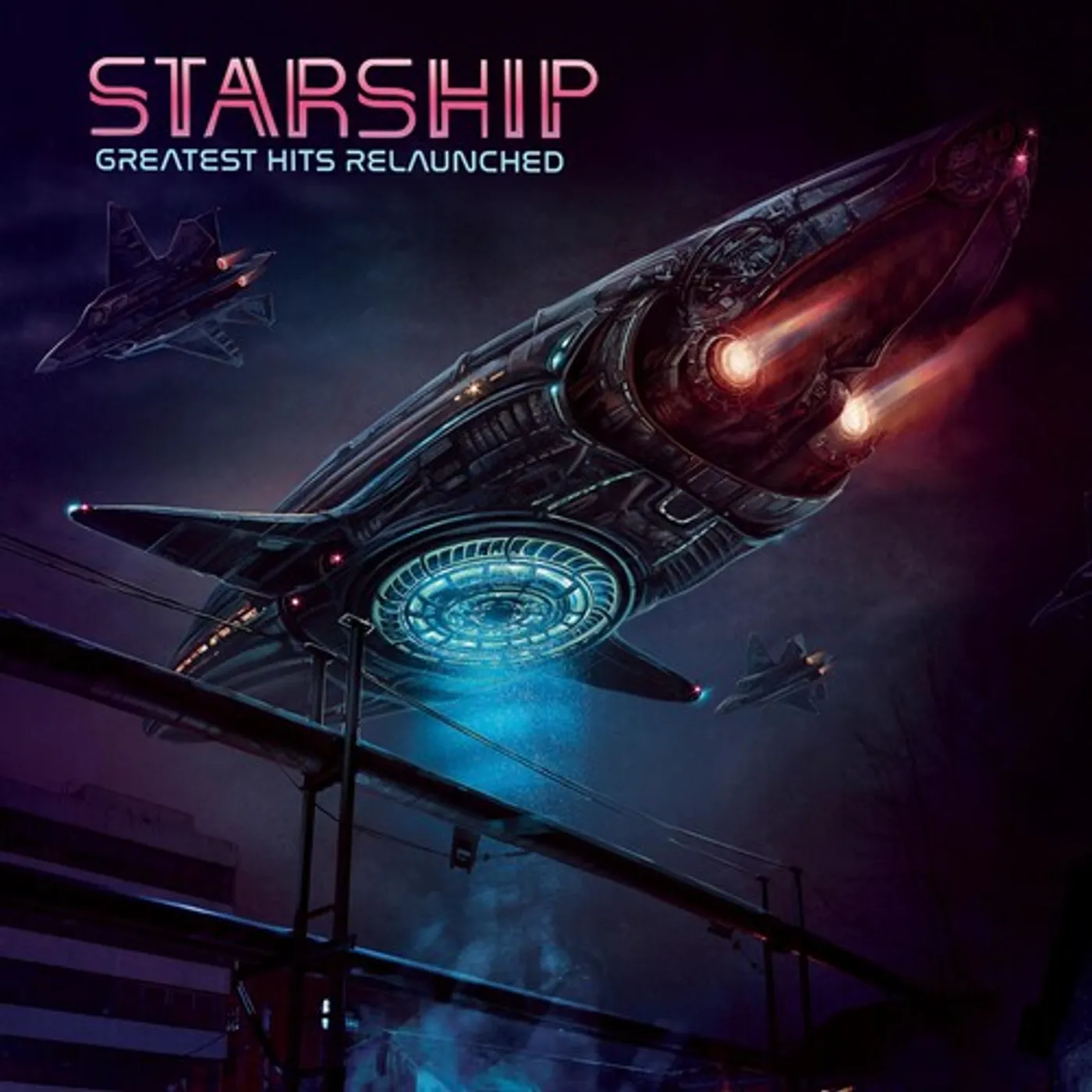 Starship GREATEST HITS RELAUNCHED - SPLIT COLOR SPLATTER Vinyl Record