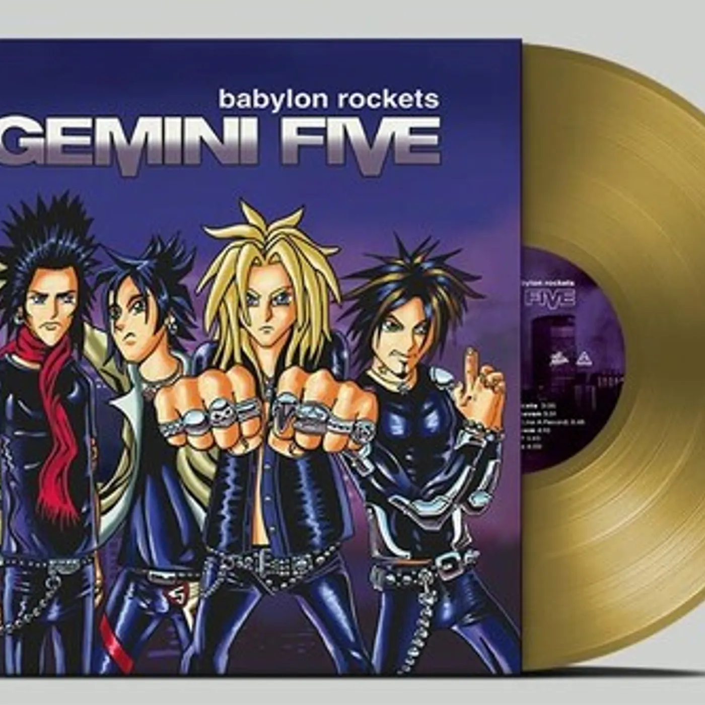 Gemini Five BABYLON ROCKETS - GOLD Vinyl Record