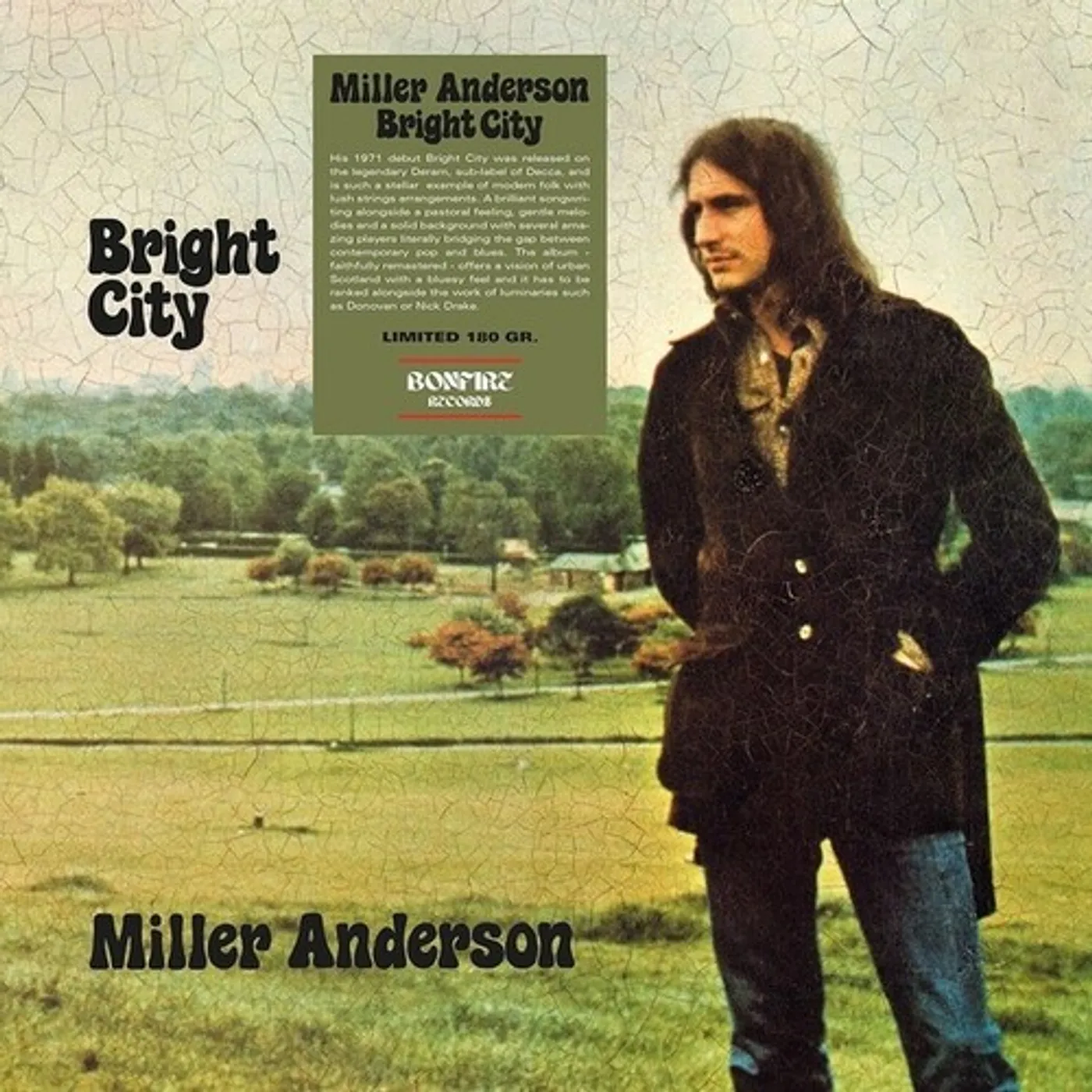 Miller Anderson Bright City Vinyl Record