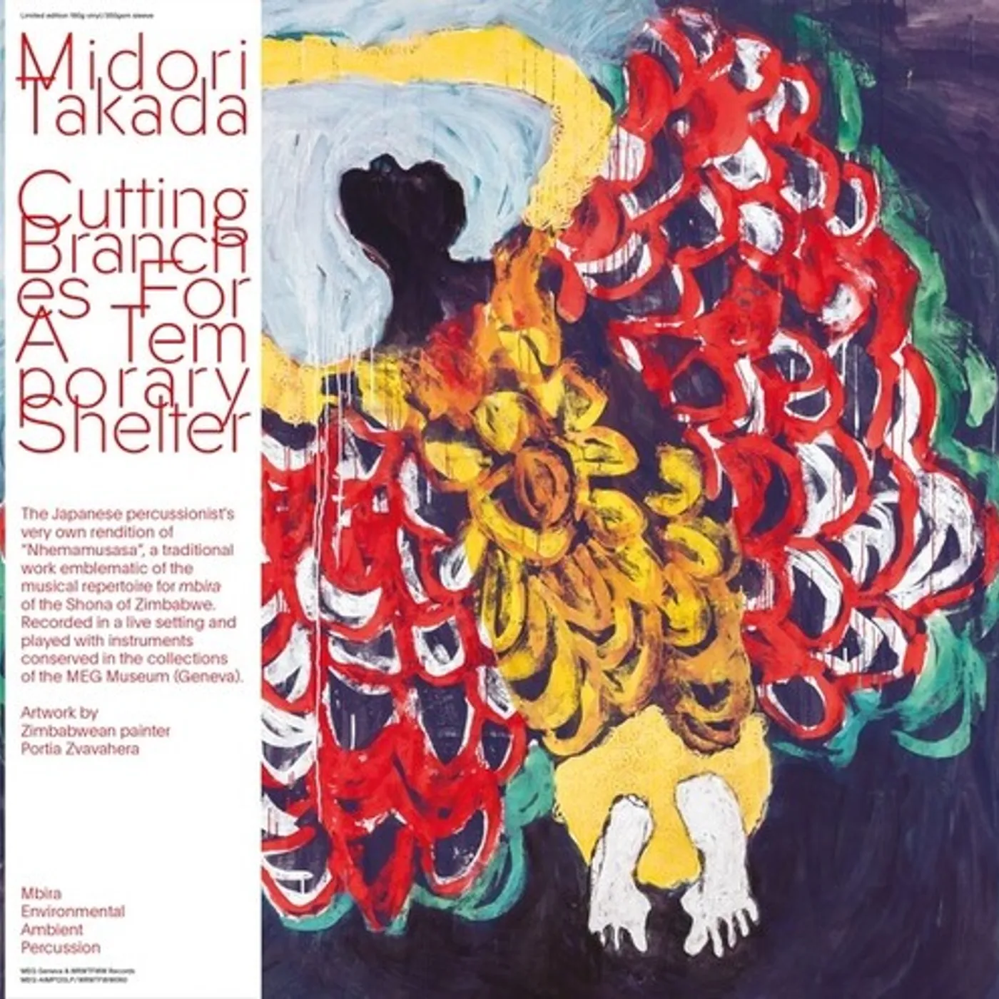 Midori Takada Cutting Branches For A Temporary Shelter Vinyl Record