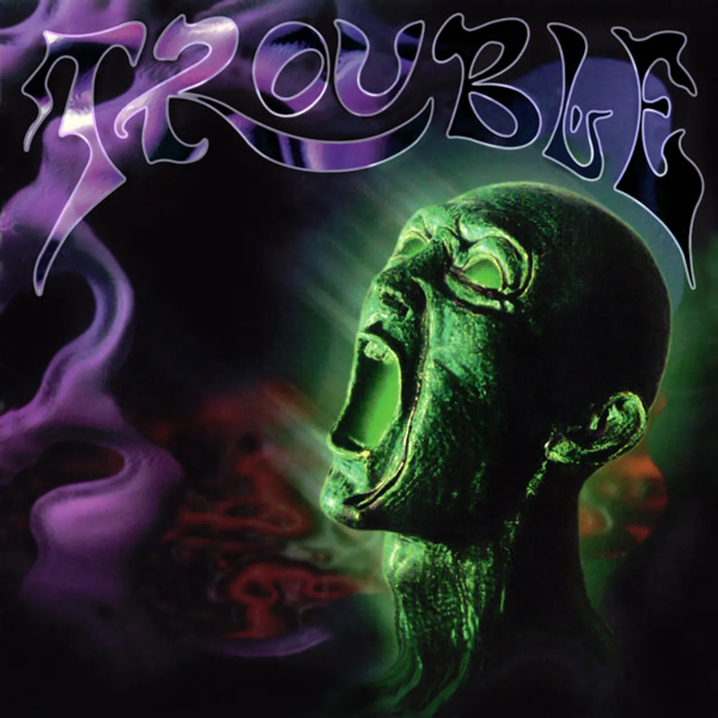 Trouble PLASTIC GREEN HEAD Vinyl Record