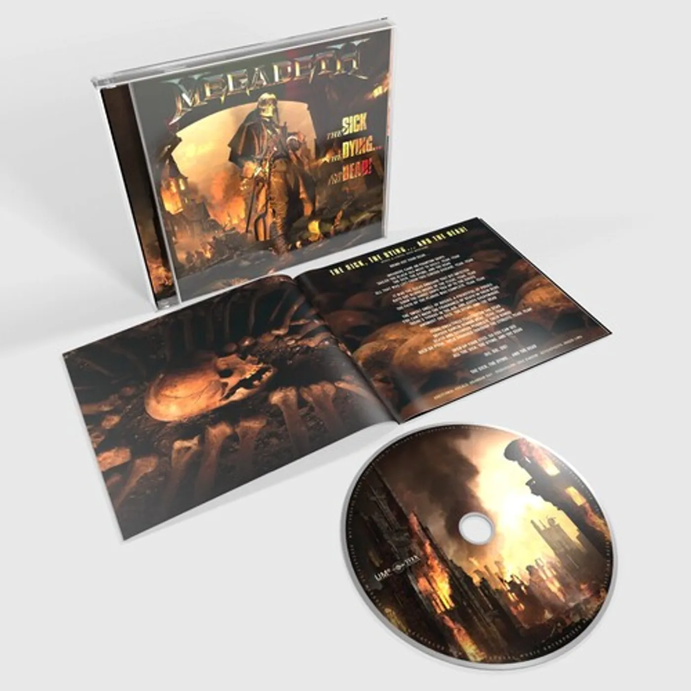 Megadeth SICK THE DYING AND THE DEAD CD