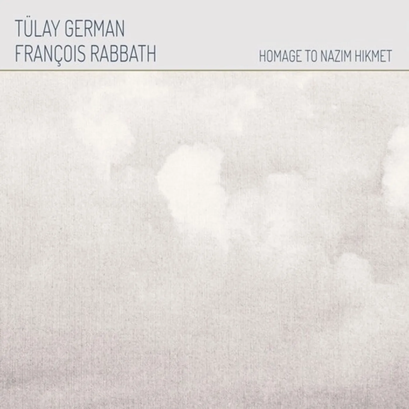 Tulay German & Francois Rabbath HOMAGE TO NAZIM HIKMET Vinyl Record