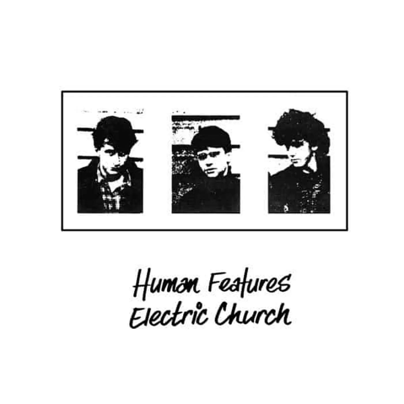 The Black HUMAN FEATURES / ELECTRIC CHURCH Vinyl Record