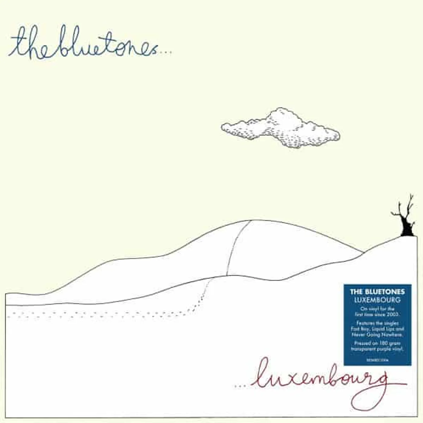 The Bluetones Luxembourg vinyl record