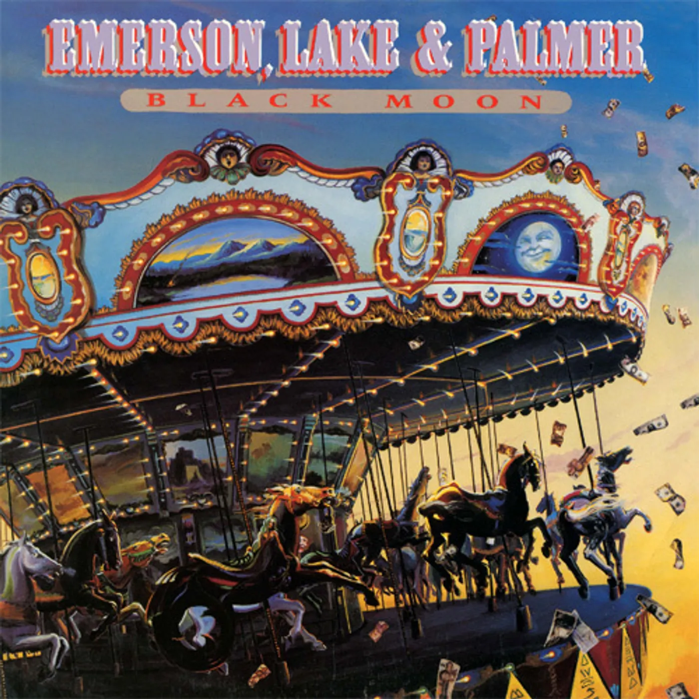 Emerson, Lake & Palmer Black Moon Vinyl Record