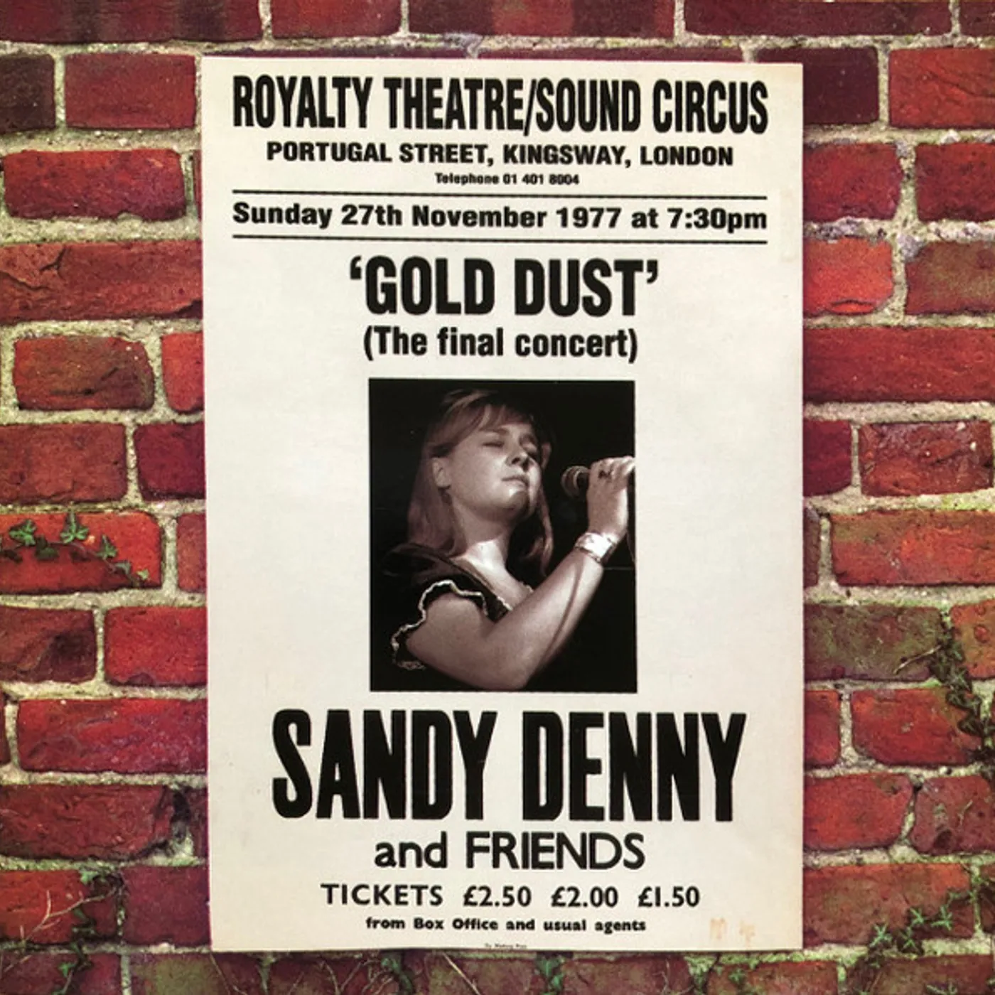 Sandy Denny Gold Dust: Live At The Royalty Vinyl Record