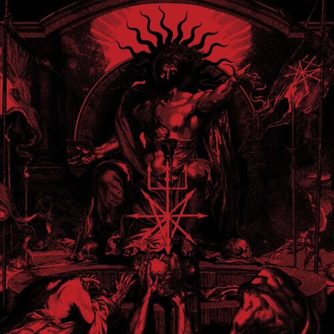 Black Fucking Cancer Procreate Inverse Vinyl Record