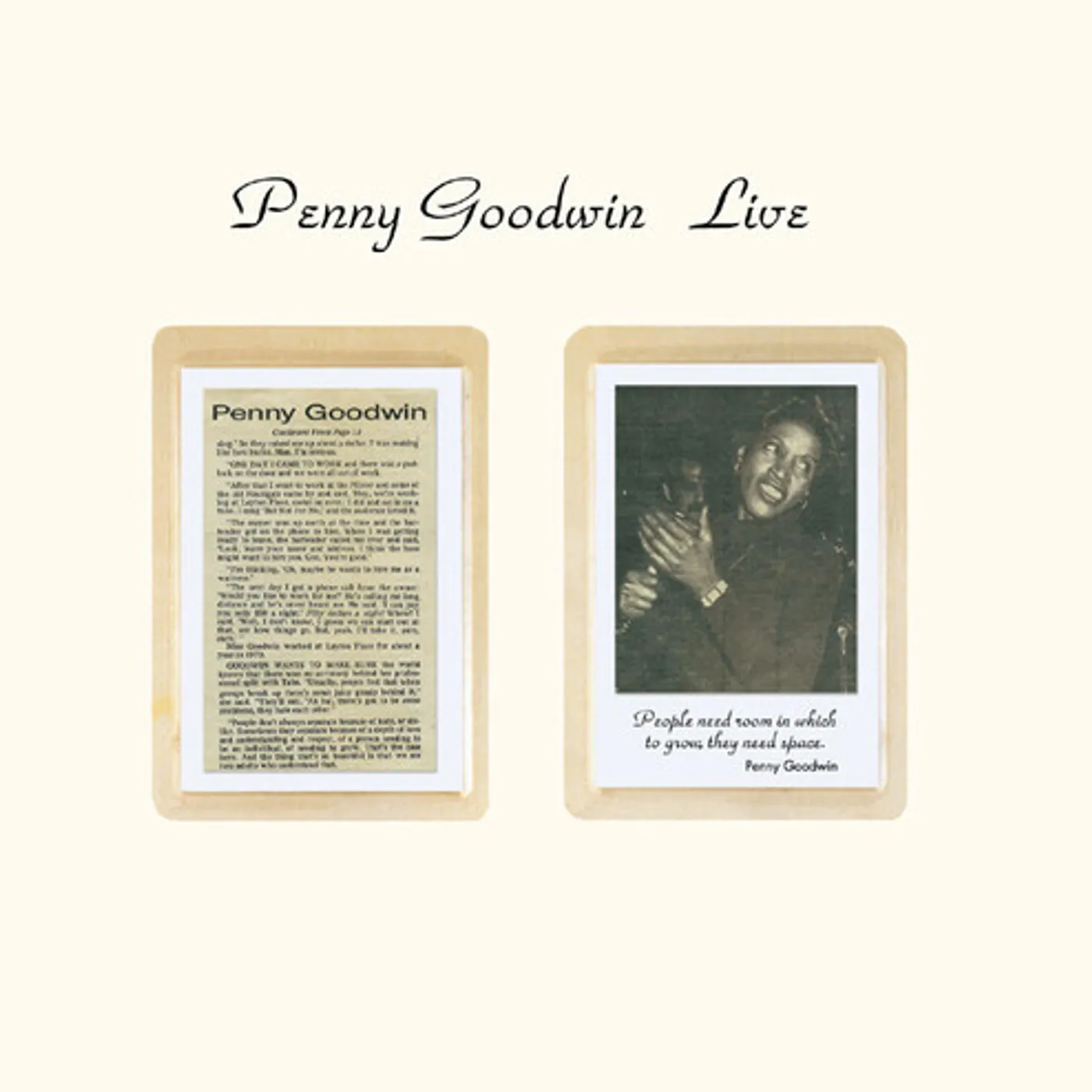 Penny Goodwin Live Vinyl Record