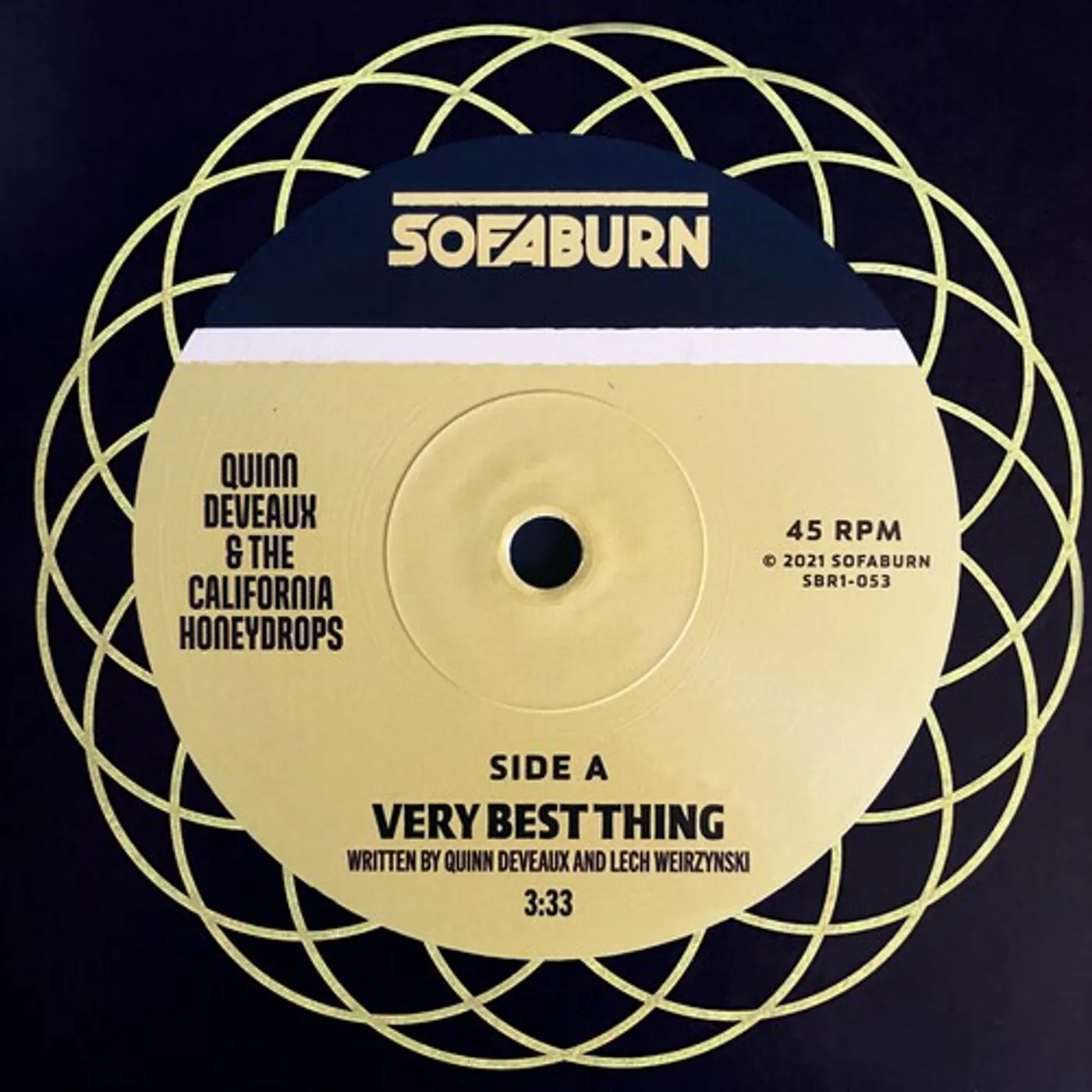 Quinn Deveaux & The California Honeydrops VERY BEST THING / TAKE YOU BACK Vinyl Record