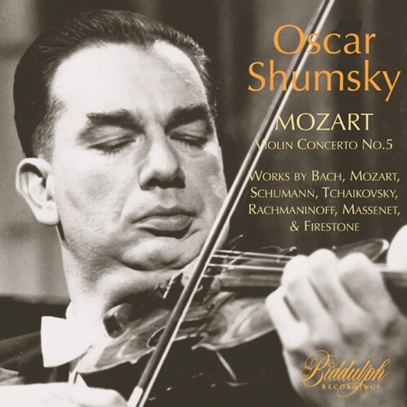 Oscar Shumsky / Mozart OSCAR SHUMSKY PLAYS MOZART CONCERTO 5 & OTHER CD
