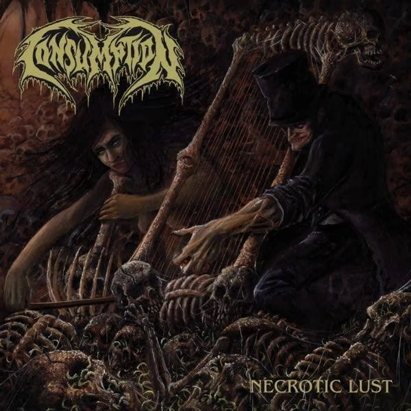 Consumption Necrotic Lust vinyl record