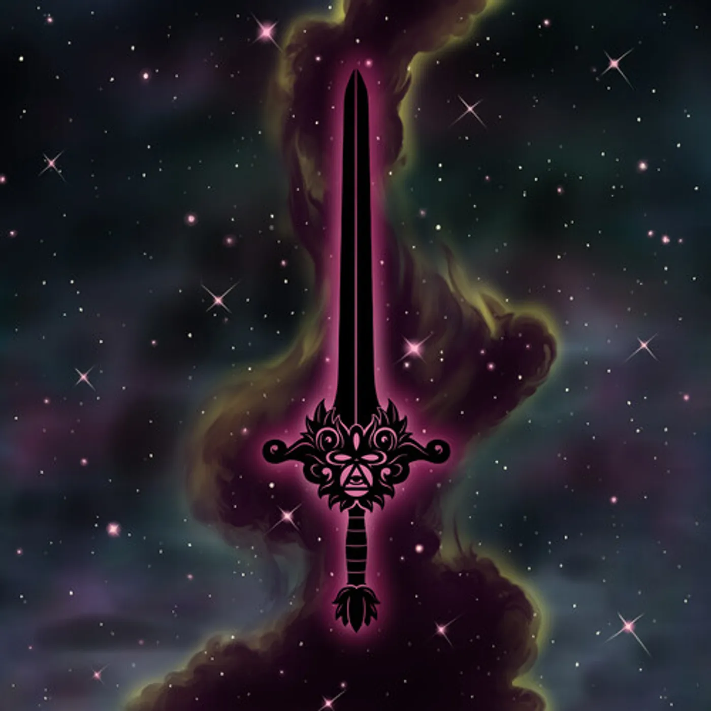 Magic Sword Awakening - Galaxy Swirl Vinyl Record