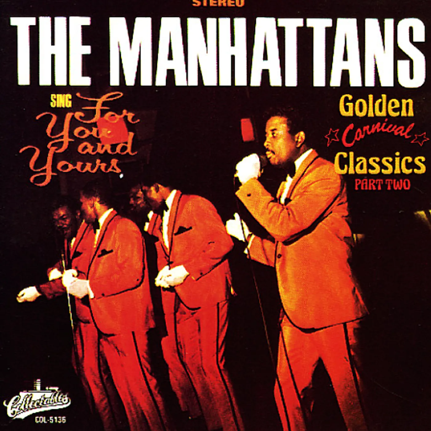 The Manhattans SING FOR YOU OR YOURS Vinyl Record