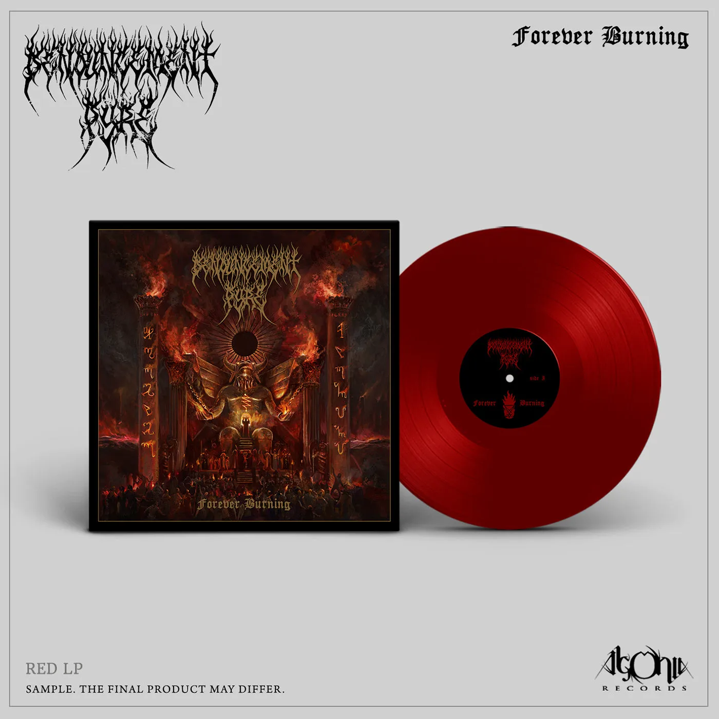 Denouncement Pyre Forever Burning (Red) Vinyl Record