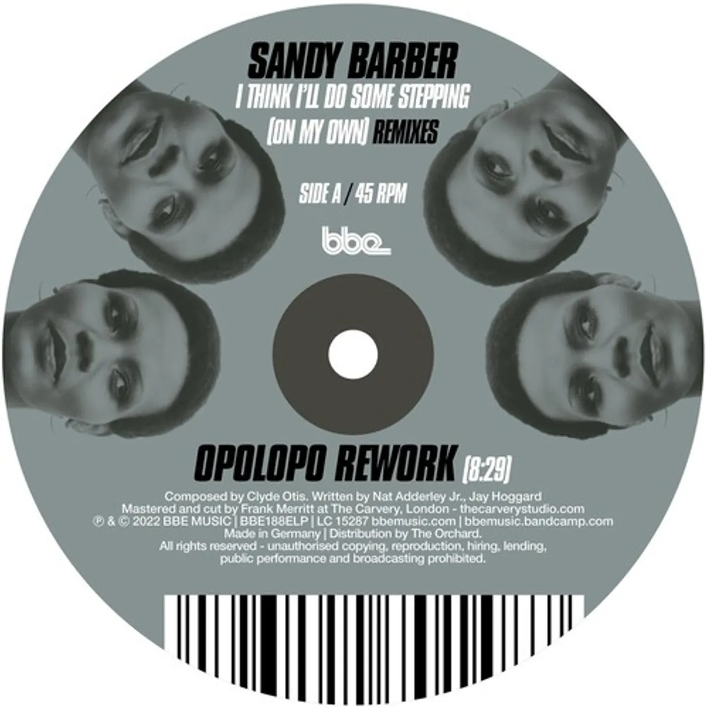 Sandy Barber I THINK I'LL DO SOME STEPPING (ON MY OWN) REMIXES Vinyl Record