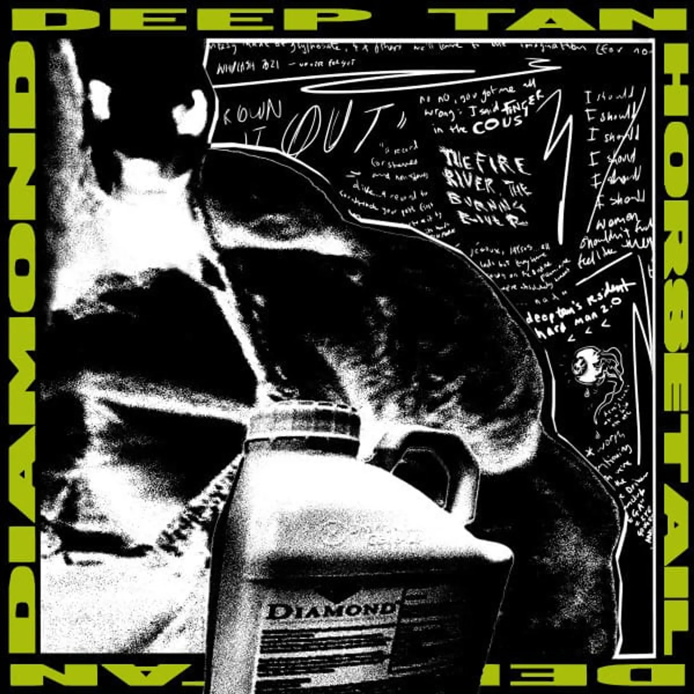 deep tan Diamond Horsetail vinyl record