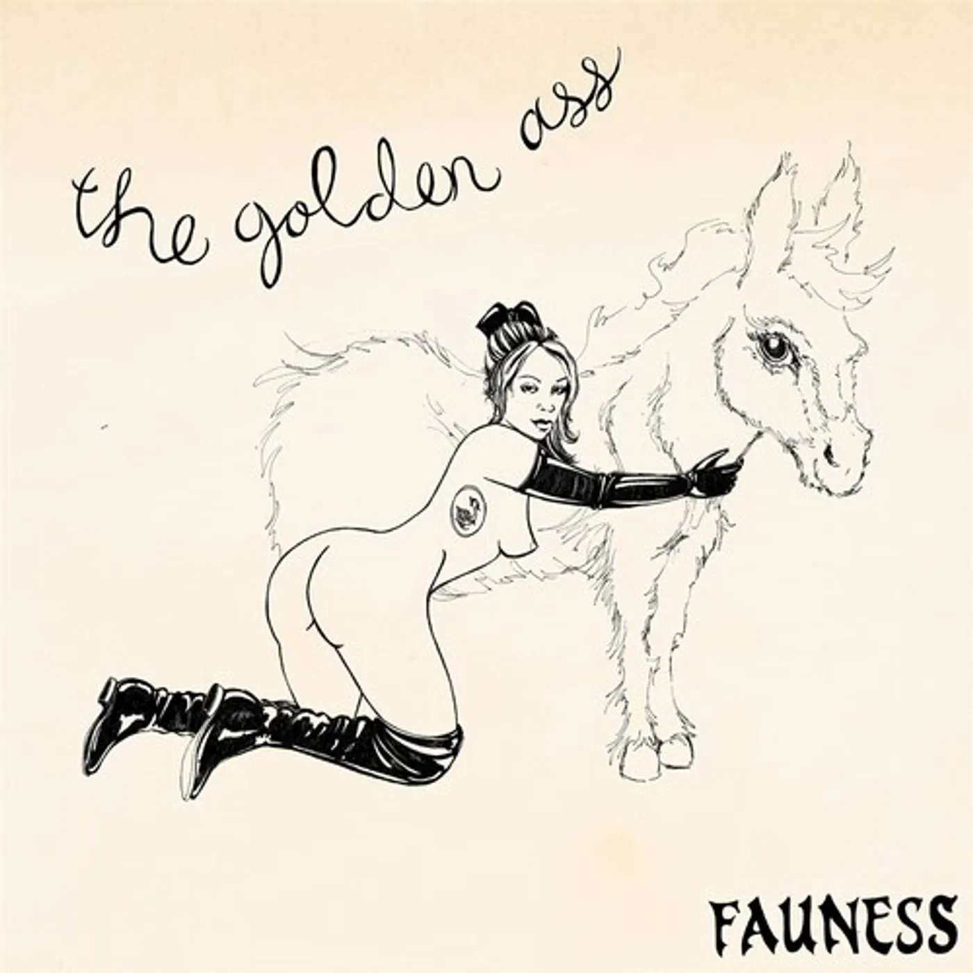 Fauness GOLDEN ASS - PINK Vinyl Record