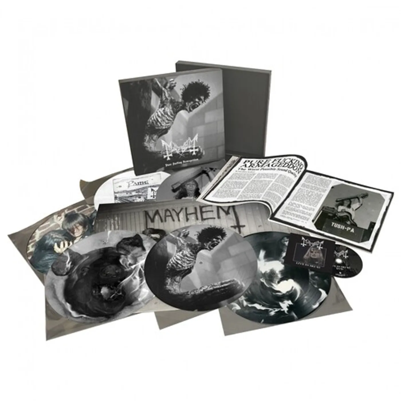 Mayhem PURE FUCKING ARMAGEDDON Vinyl Record