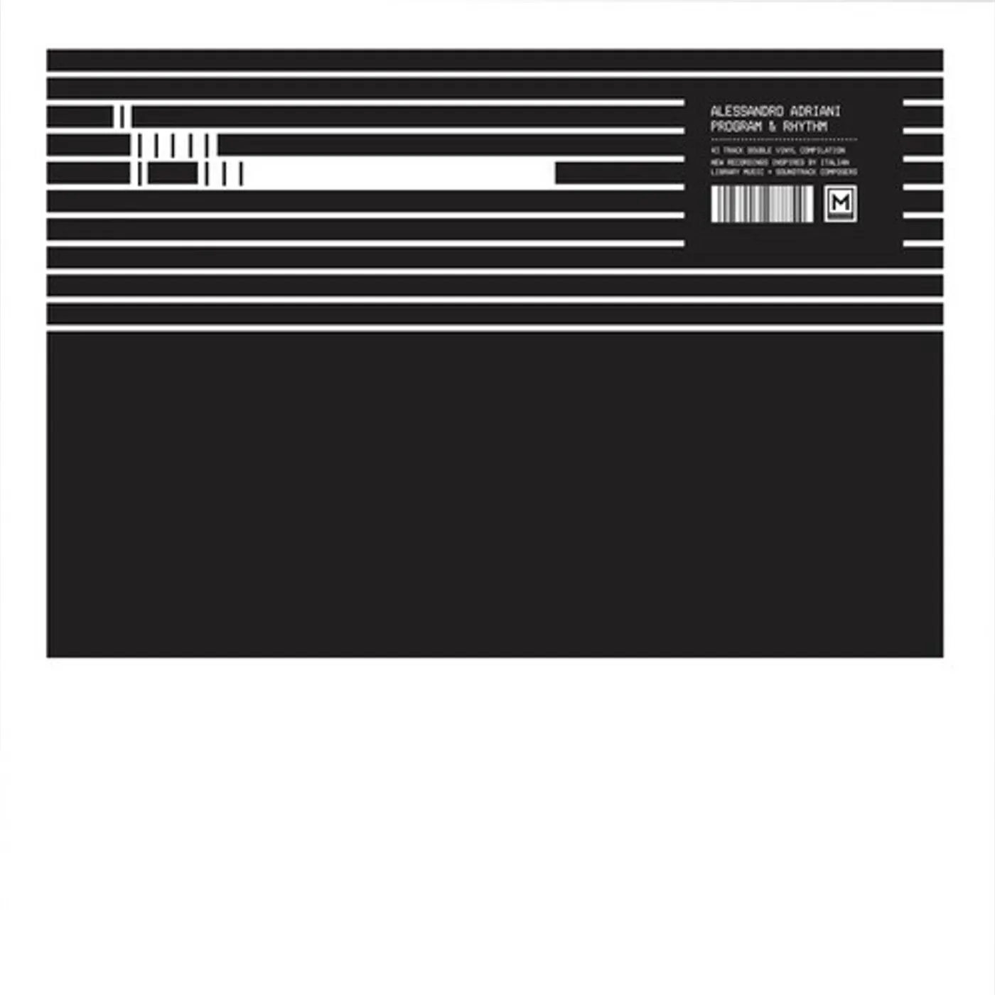 Alessandro Adriani Program & Rhythm Vinyl Record
