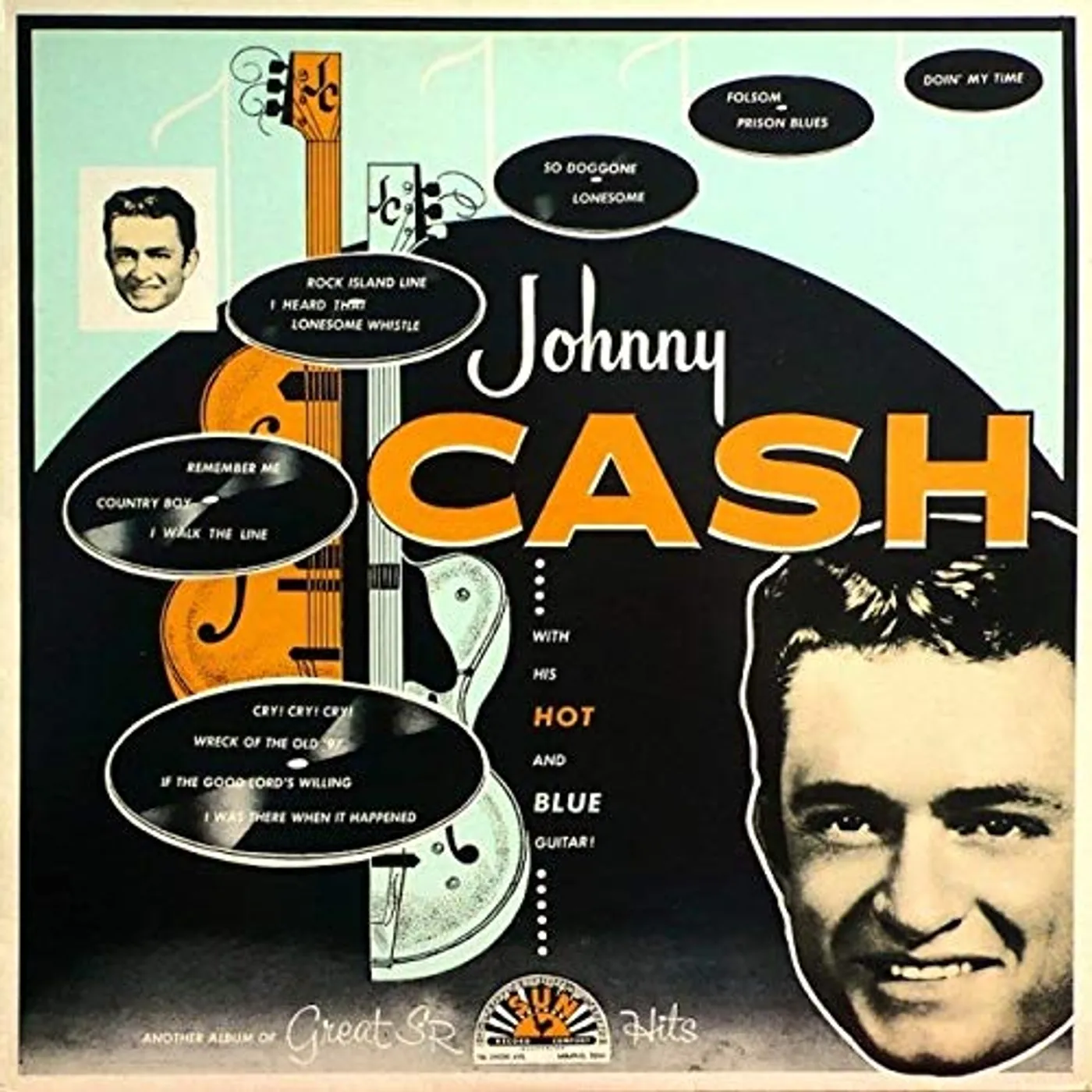 Johnny Cash With His Hot And Blue Guitar (Sun Records 70th) Vinyl Record