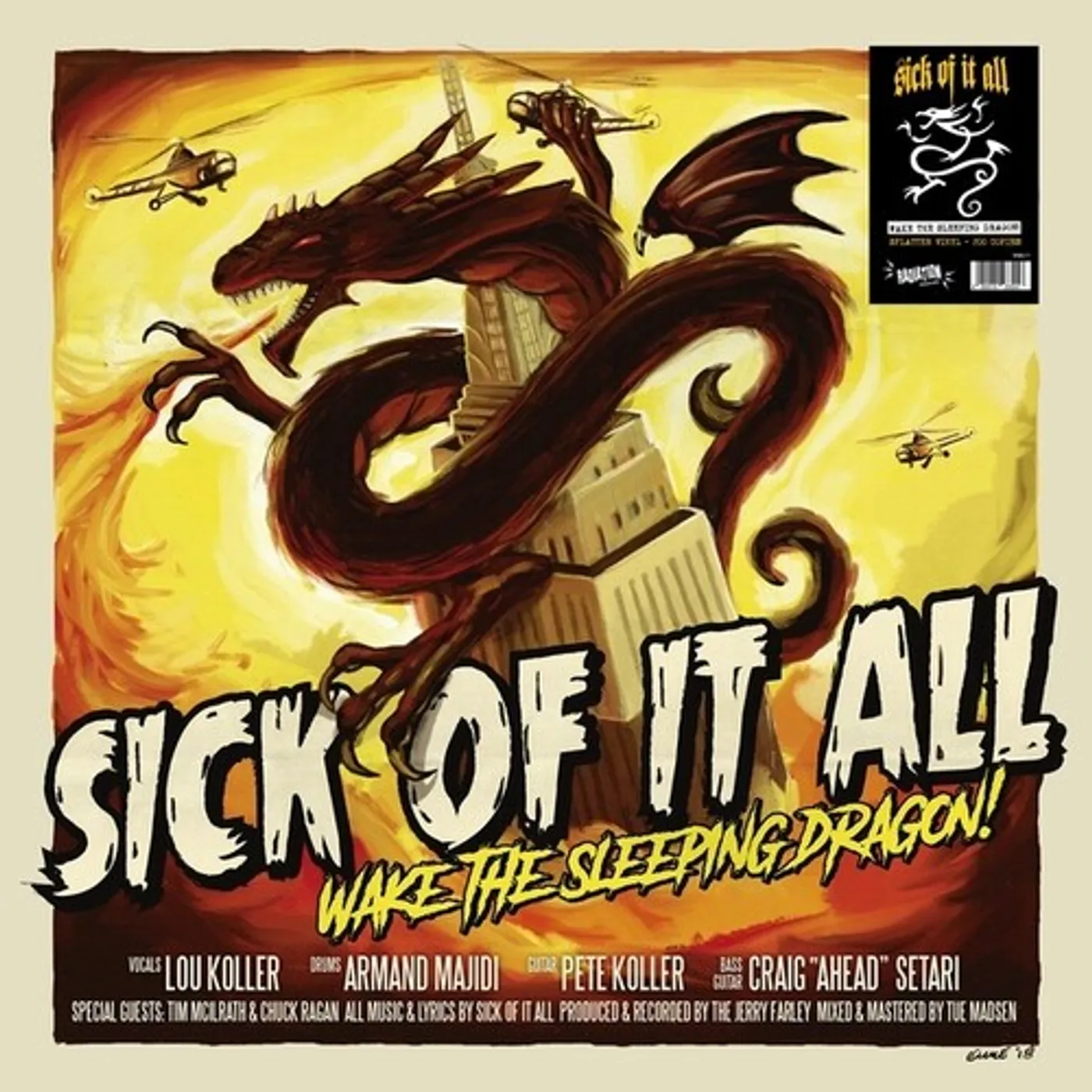 Sick Of It All Wake the Sleeping Dragon Vinyl Record