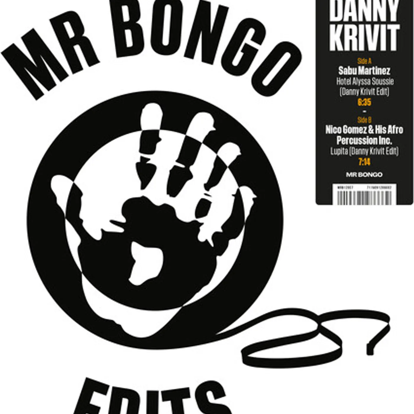 Mr Bongo Edits VOLUME 1 : DANNY KRIVIT Vinyl Record