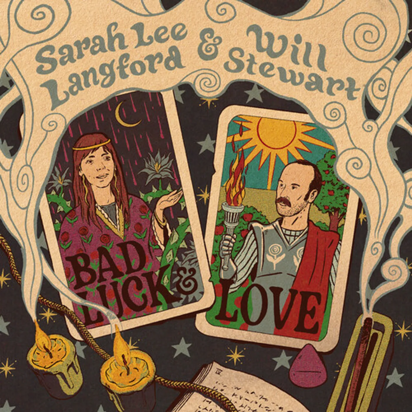 Sarah Lee Langford / Will Stewart BAD LUCK & LOVE Vinyl Record