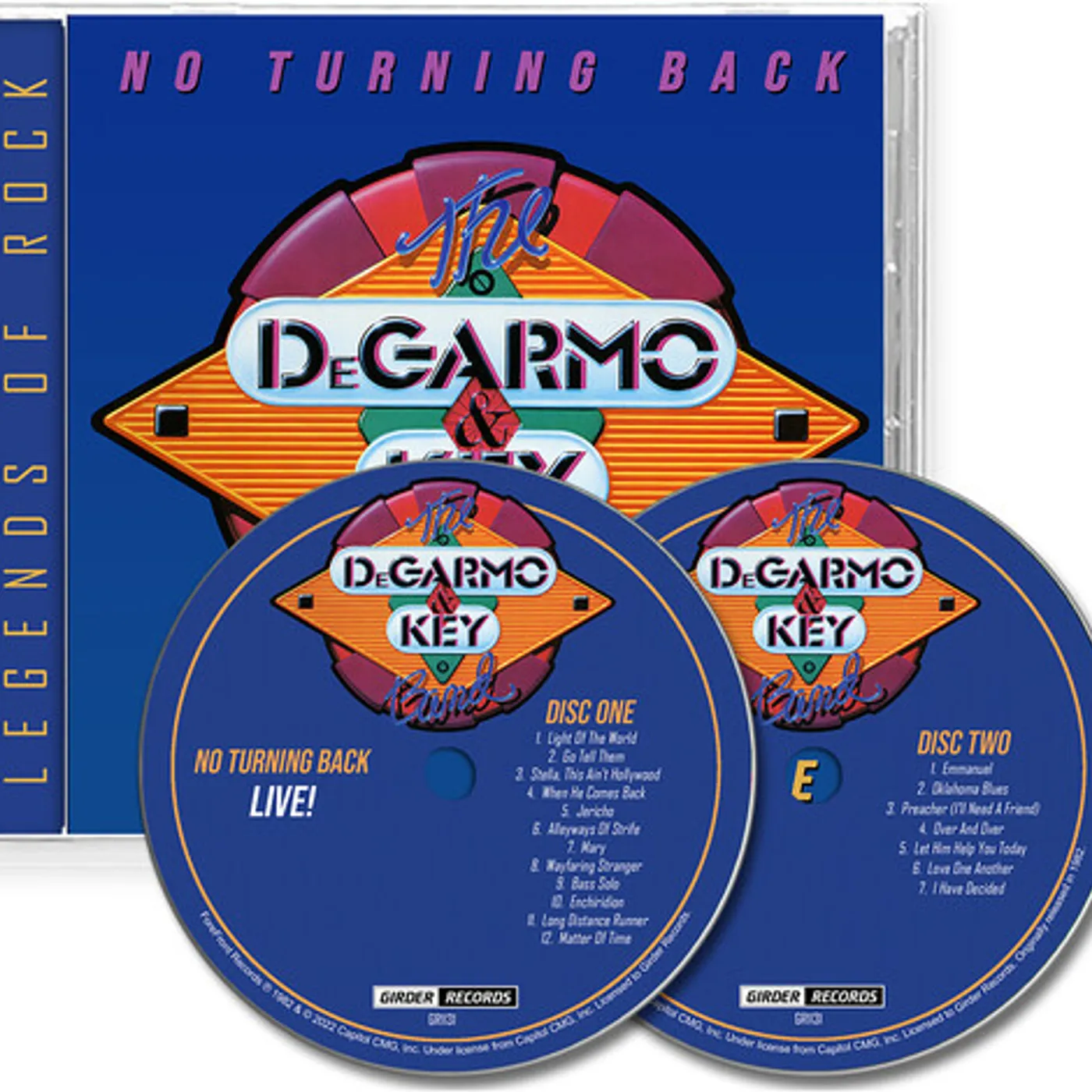 DeGarmo & Key NO TURNING BACK LIVE CD