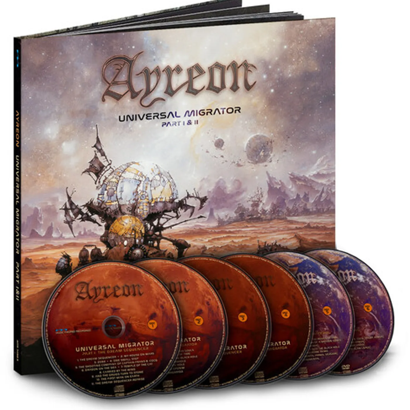 Ayreon UNIVERSAL MIGRATOR PART I & II - EARBOOK CD