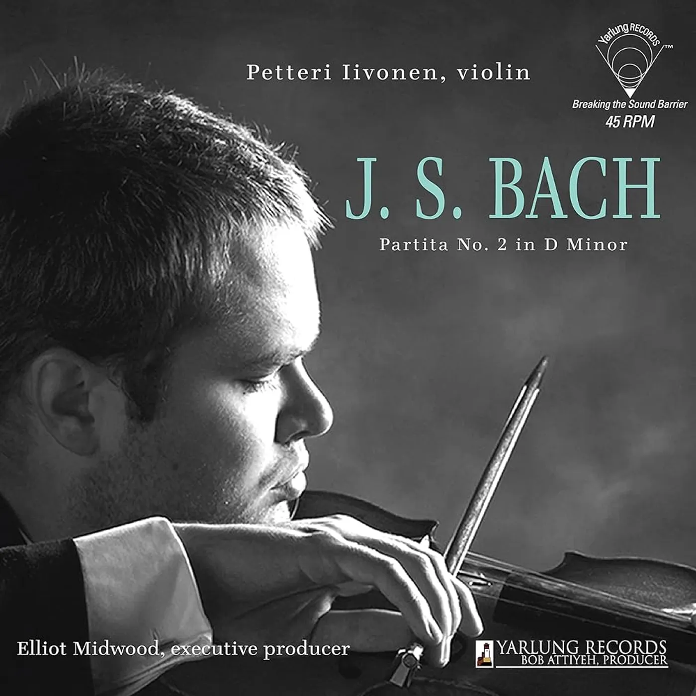 Johann Sebastian Bach PARTITA NO. 2 IN D MINOR PETTERI IIVONEN Vinyl Record
