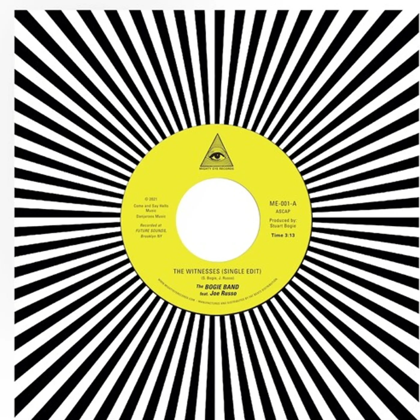 The Bogie Band WITNESSES B/W TAKE THEM ON Vinyl Record