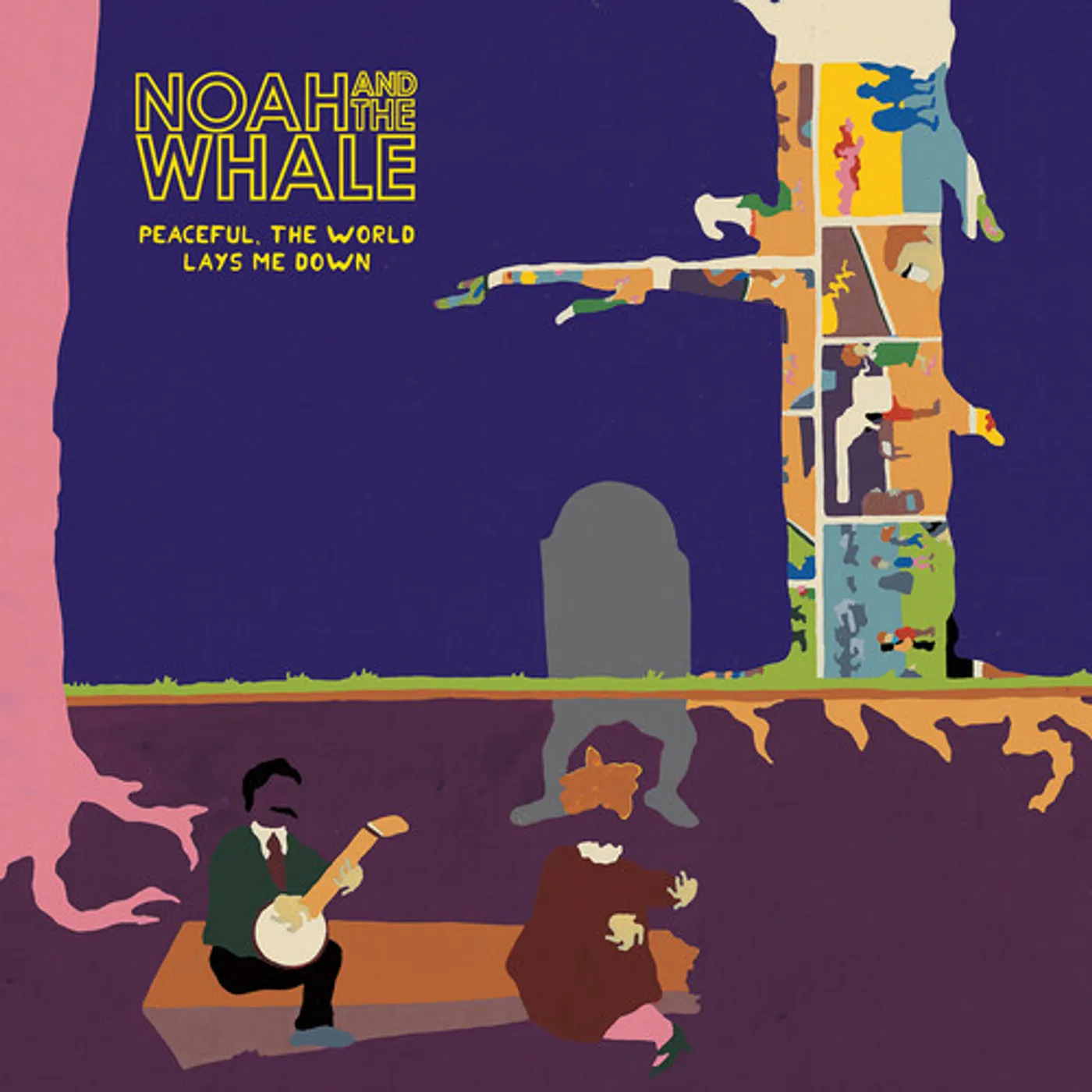 Noah And The Whale Peaceful, The World Lays Me Down Vinyl Record