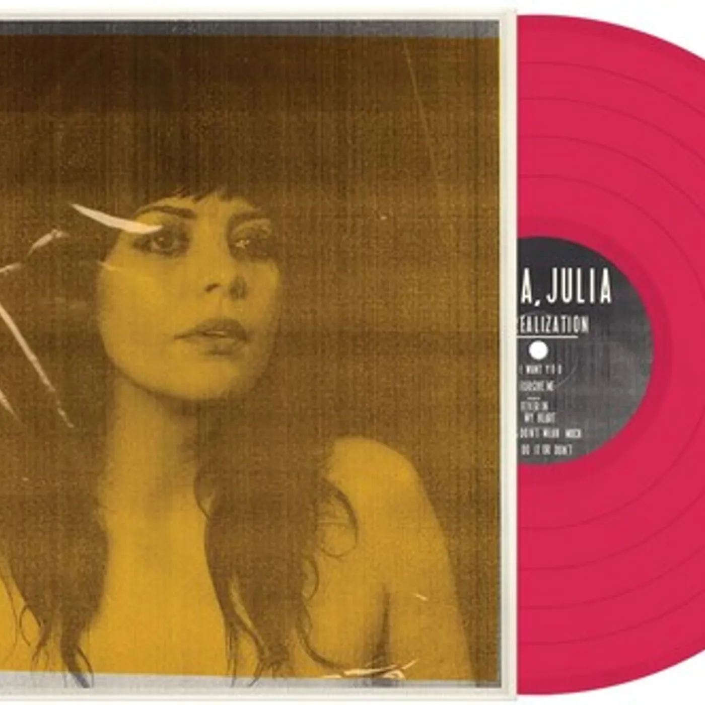 Julia, Julia Derealization - Pink Vinyl Record