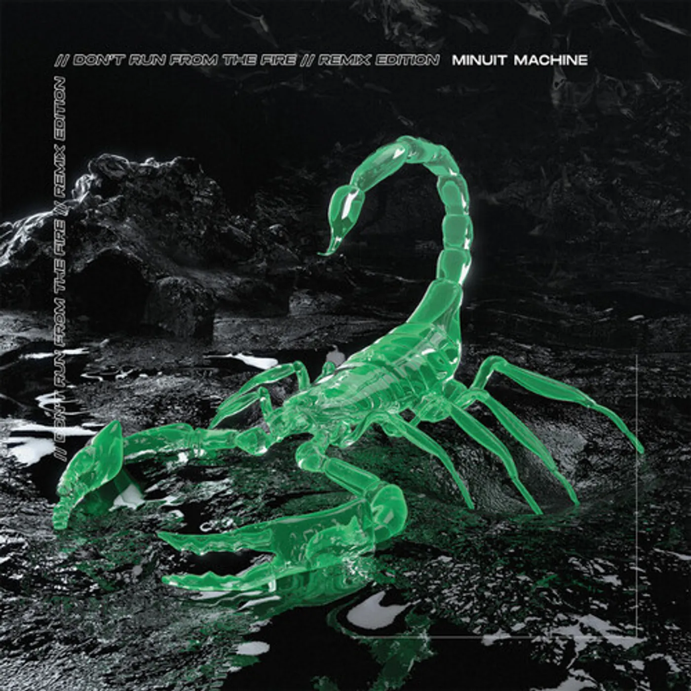 Minuit Machine DON'T RUN FROM THE FIRE - REMIX EDITION Vinyl Record
