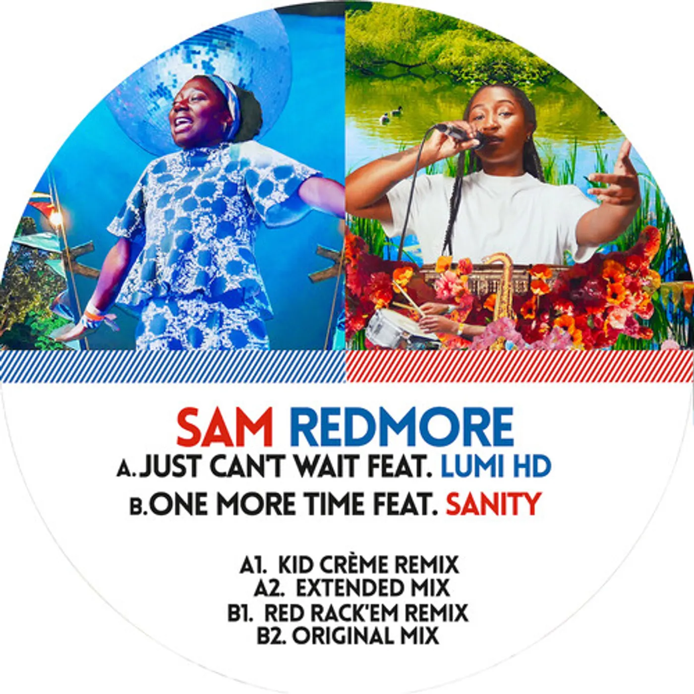 Sam Redmore JUST CAN'T WAIT / ONE MORE TIME Vinyl Record