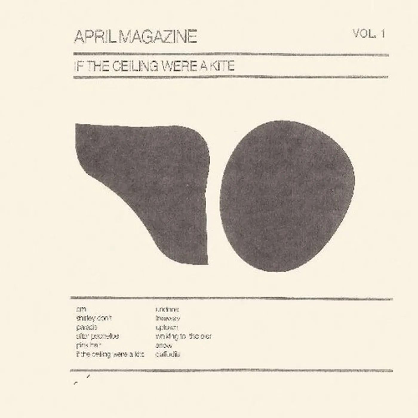 April Magazine If the Ceiling Were a Kite: Vol. 1 Vinyl Record
