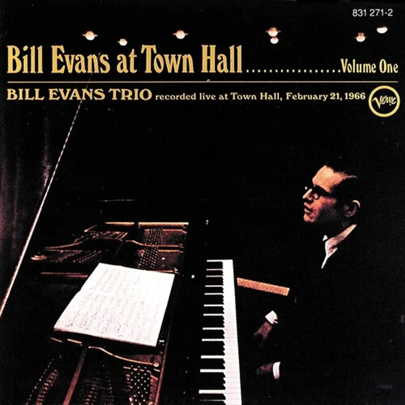 Bill Evans At Town Hall Vol 1 Vinyl Record